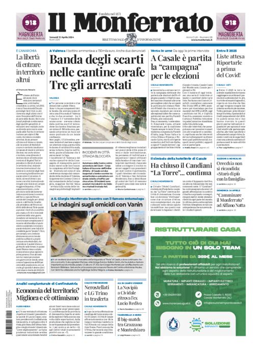 Il Monferrato - Edizione 28 del 12/04/2024